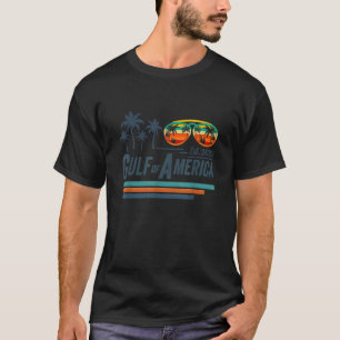 T-shirt Drapeau Américain Retro Golfe Des USA Est 2025 G