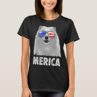 Drapeau américain Samoyé 4 juillet Merica Hommes S