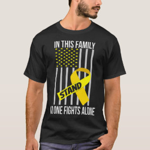 T-shirt Drapeau américain Spina Bifida Ribbon Spina Bifida