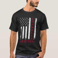 Drapeau américain style Jersey Chevelle 70 1970 Mu