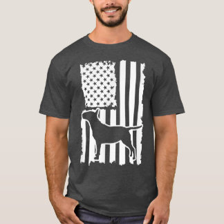 T-shirt Drapeau américain Terrier patriotique Chien Bull T