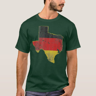 T-shirt Drapeau américain texan Allemagne allemande Deutsc