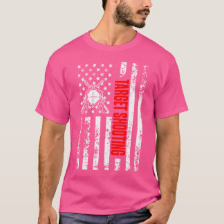 T-shirt Drapeau américain US Sports Tir sur cible Patrioti