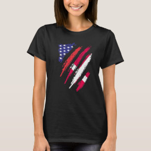 T-shirt Drapeau américain USA Patriot Heritage M