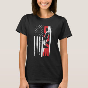 T-shirt Drapeau américain Vêtements de plongée sous-marine