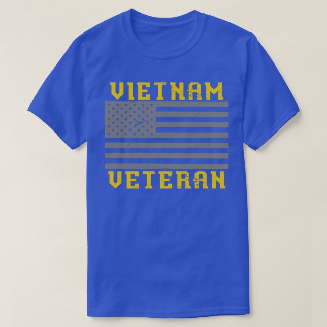 T-shirt Drapeau américain Vietnam vétéran1 (Design devant)