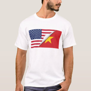 T-shirt Drapeau américain vietnamien