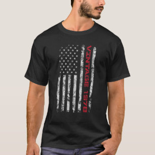 T-shirt Drapeau américain vintage 1978 45e anniversaire 45