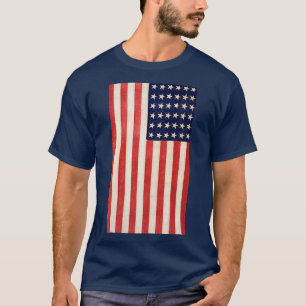 T-shirt Drapeau américain Vintage 36 étoiles