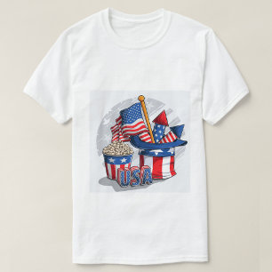 T-shirt Drapeau Amérique