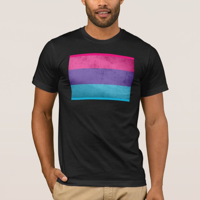 T-SHIRT DRAPEAU ANDROGYNE PRIME (Devant)