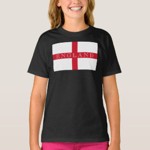 T-shirt Drapeau anglais Angleterre filles cn
