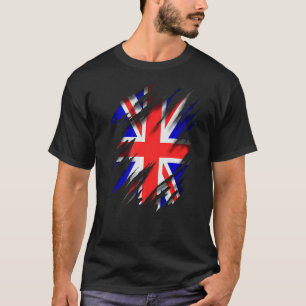 T-shirt Drapeau Anglais Gbr Gb Union Jack