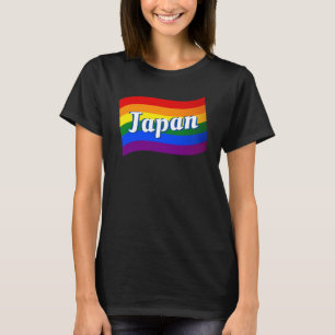 T-shirt Drapeau arc-en-ciel Japon Gay pride japonais LGBT