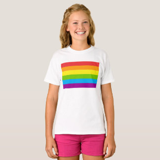 T-shirt Drapeau arc-en-ciel Lgbt