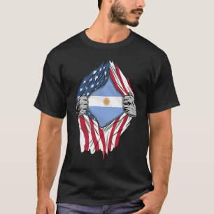 T-shirt Drapeau argentin en Argentine