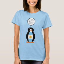 Drapeau argentin Ms Penguin parlant 