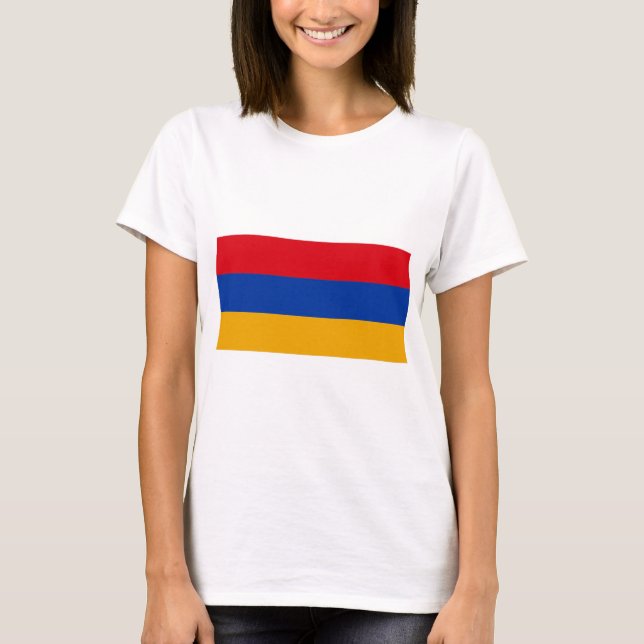 T-shirt Drapeau Arménie (Devant)