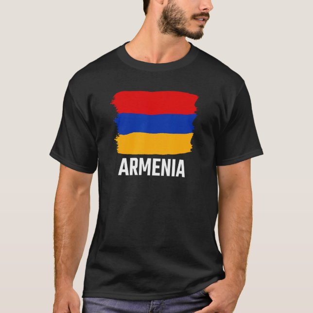 T-shirt Drapeau arménien (Devant)
