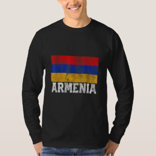 T-shirt Drapeau Arménien Arménie Fierté Nationale Racines