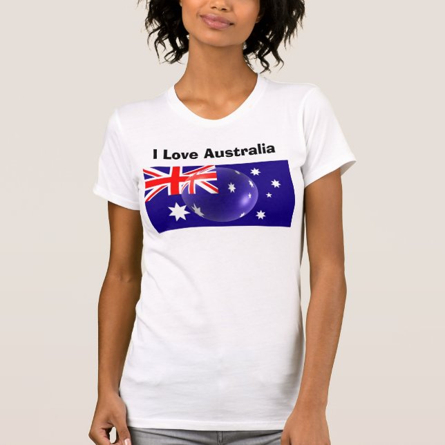 T-shirt Drapeau australien (Devant)