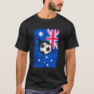 T-shirt Drapeau australien de football