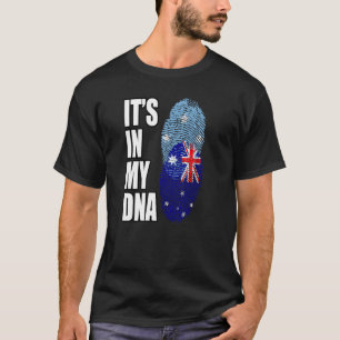 T-shirt Drapeau Australien Et Micronésien Du Patrimoine De