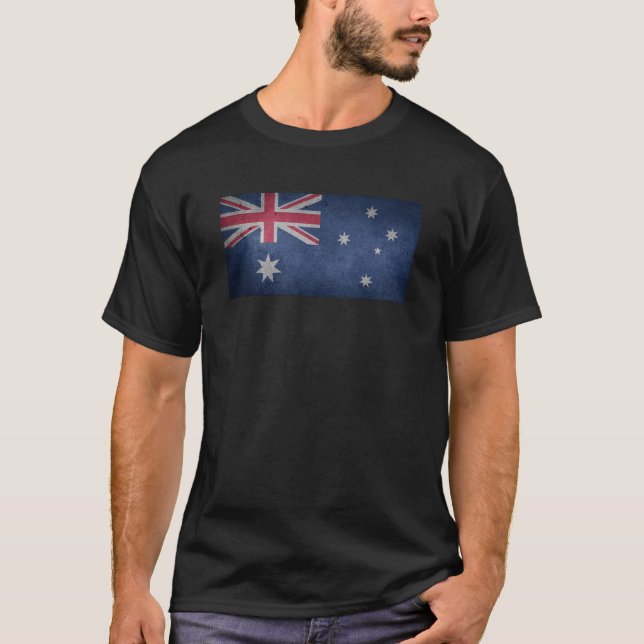 T-shirt Drapeau australien grand (Devant)