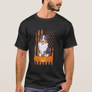 T-shirt Drapeau australien Hallowe Patriotique