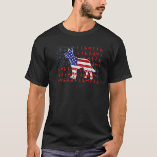 T-shirt Drapeau Australien Kelpie Américain 4 juillet Pour