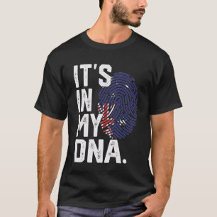 T-shirt Drapeau Australien Racines Graphique Empreinte Pat