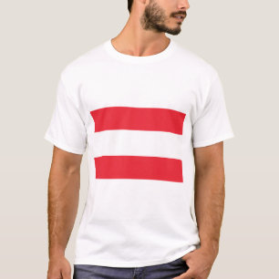 T-shirt Drapeau Autriche