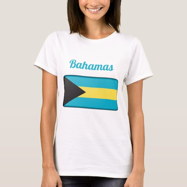 T-shirt Drapeau Bahamas (Devant)