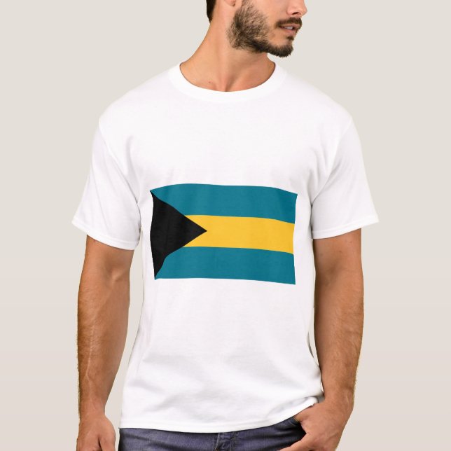 T-shirt Drapeau Bahamas (Devant)
