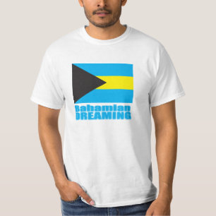 T-shirt Drapeau bahaméen en rêve Bahamas