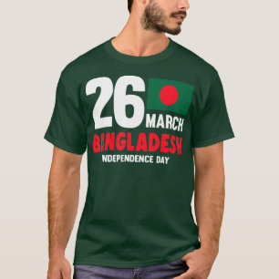 T-shirt Drapeau Bangladesh Vintage Indépendance du Banglad