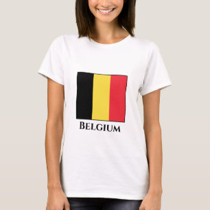 T-shirt Drapeau belge
