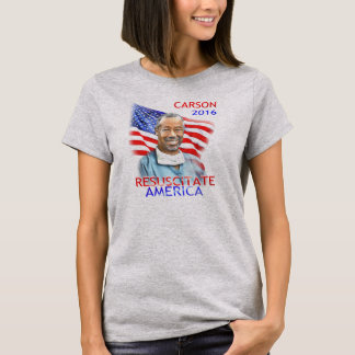 T-shirt Drapeau Ben Carson-Resuscitate America 2016 USA