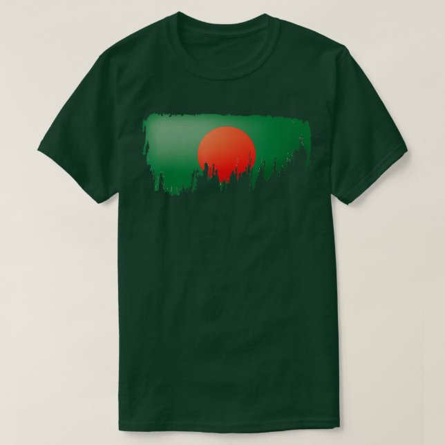 T-shirt Drapeau bengali Jours d'indépendance du Bangladesh (Design devant)