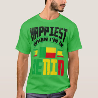 T-shirt Drapeau béninois béninois béninois19