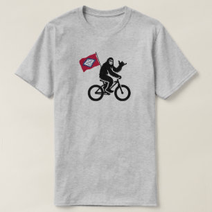 T-shirt Drapeau Bigfoot Cycling Arkansas