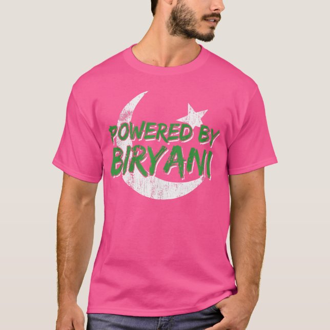T-shirt Drapeau Biryani Pakistan Drapeau Cricket Pakistana (Devant)