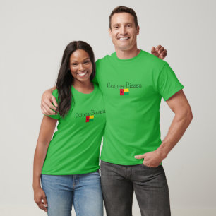 T-shirt Drapeau Bissau-Guinée, Drapeau de la Guinée-Bissau