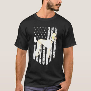 T-shirt Drapeau blanc américain 4 juillet États-Unis