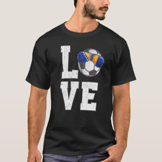 T-shirt Drapeau bosniaque de soccer