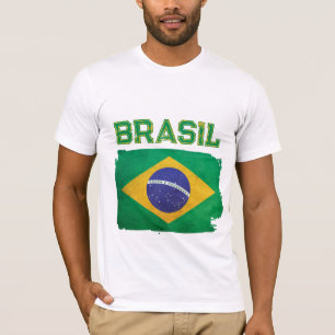 T-shirt Drapeau Brasil