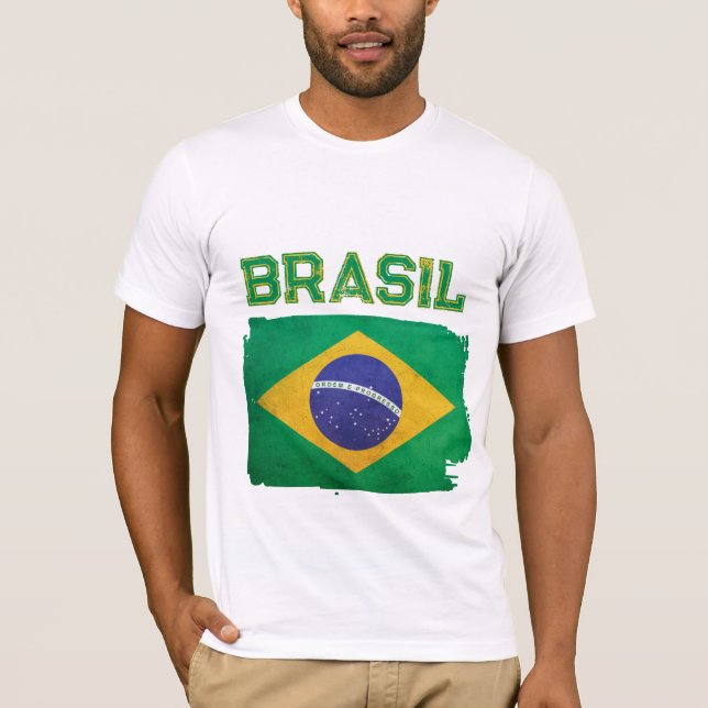 T-shirt Drapeau Brasil (Devant)