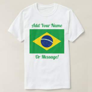 T-shirt Drapeau Brésil