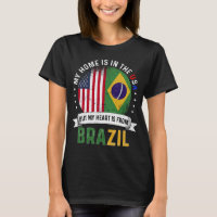 Drapeau brésilien américain Roches brésiliennes US