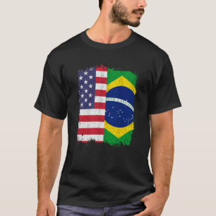 T-shirt Drapeau brésilien du Brésil